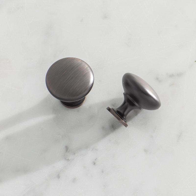 Wayfair Basics Knobs and Pulls 1 1/4" Diameter Mushroom Knob